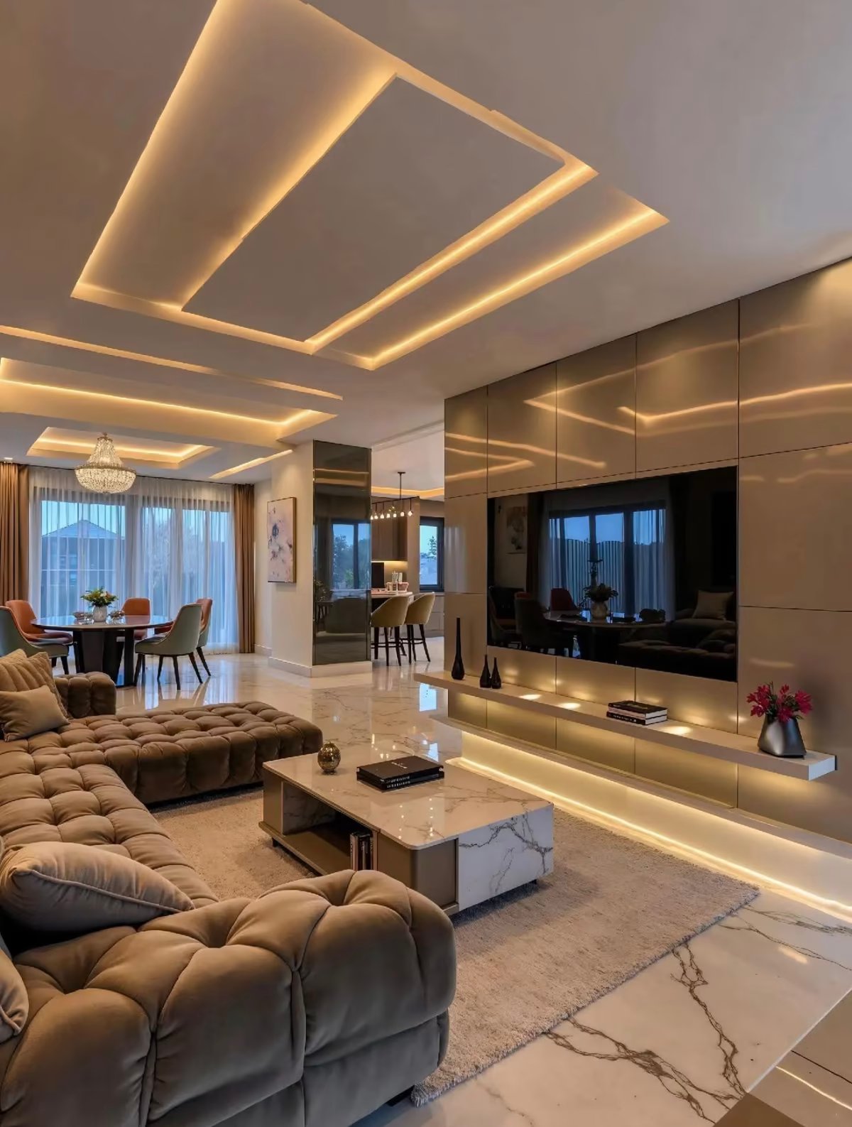 Living Room Interior In Saidapet, Chennai